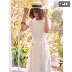 White/Cream Sezane Dress - M